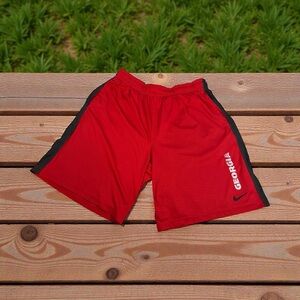 Georgia Bulldogs Nike Shorts MenSz  XL Red DRI-FIT